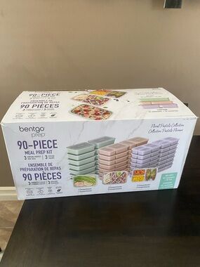 Bentgo Prep 90-Piece Meal Prep Kit - Pastel Green, Pink, Lavender